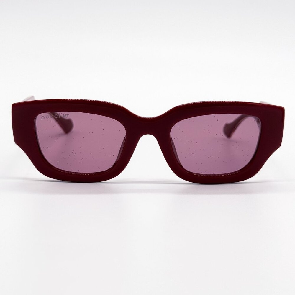 NEW GUCCI SUNGLASSES GG1558SK 005 BURGUNDY WOMEN EYEWEAR GUCCI - Picture 5 of 12